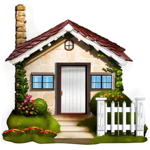 Quaint Cottage Building PNG 88