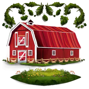 Quaint Little Barn Png 06122024 PNG image