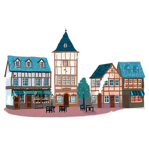 Quaint Town Square Png Ysv49 PNG image