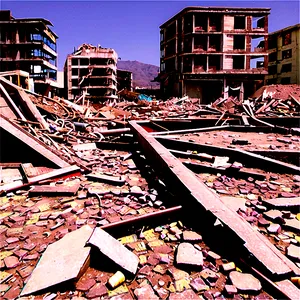 Quake-damaged City PNG Yhv26 PNG