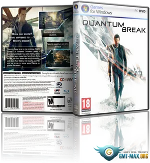 Quantum Break P C D V D Cover PNG image