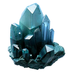 Quartz Crystal Cluster PNG 06132024