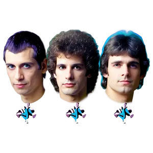 Queen Band Members PNG 05212024