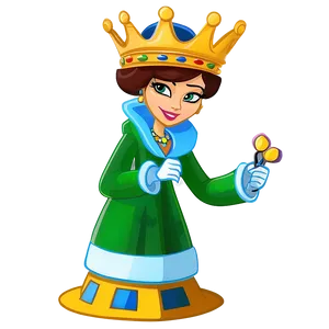 Queen Cartoon Character PNG 05212024