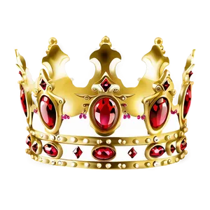 Queen Crown Gold PNG 05212024