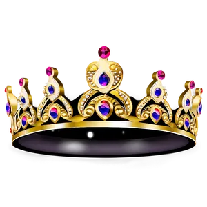 Queen Crown Gold PNG 4 PNG