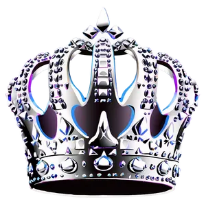 Queen Crown Silhouette Art PNG 38 PNG