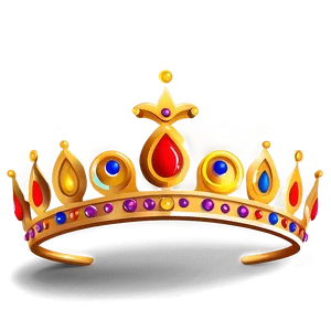 Queen Crown Silhouette Icon PNG 06292024