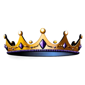 Queen Crown Silhouette Icon PNG 06292024