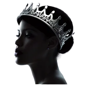 Queen Crown Silhouette PNG Mrk22 PNG