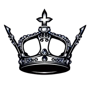 Queen Crown Silhouette PNG Sketch Ptv