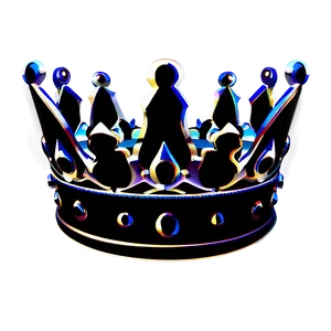 Queen Crown Silhouette PNG Transparent 06292024