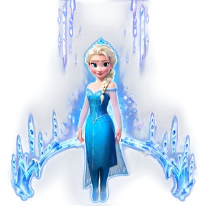 Queen Elsa Ice Magic PNG 05212024