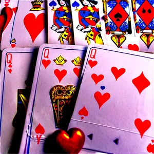 Queen Of Hearts Card PNG Dui94