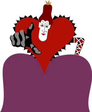 Queenof Hearts Animated Character