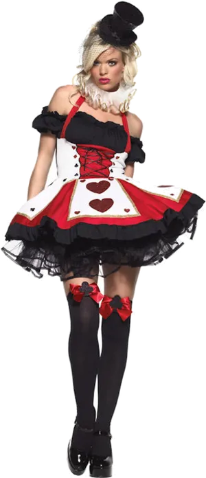 Queenof Hearts Costume PNG