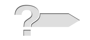 Question Mark Arrow Graphic