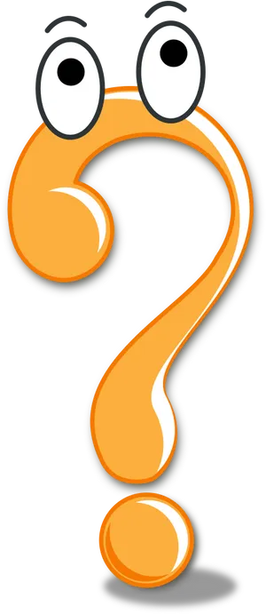 Question Mark Character Illustration PNG image