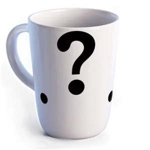 Question Mark Cup PNG Vni PNG