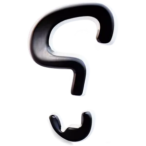 Question Mark D PNG image