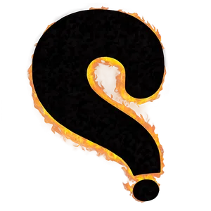 Question Mark In Fire PNG Equ51 PNG