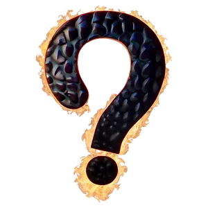 Question Mark In Fire Png Qqi PNG image