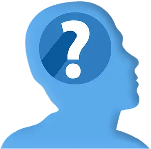 Question Mark Inside Head Icon