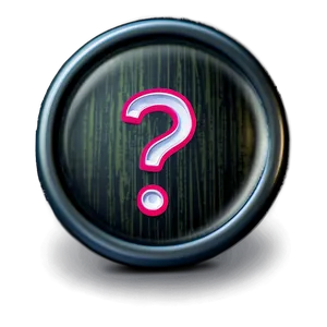 Question Mark On Button PNG Isd20 PNG