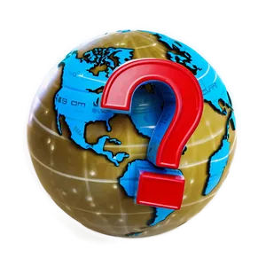 Question Mark On Globe Png Ejn PNG image