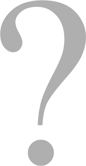 Question Mark Silhouette PNG image