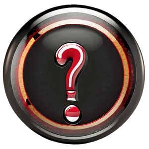 Question Mark Transparent Button PNG Ikd
