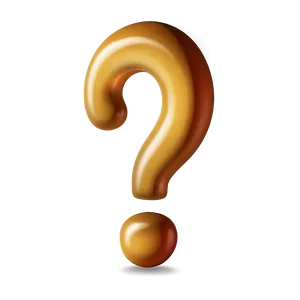 Question Mark Transparent Emoji Png 05262024 PNG image