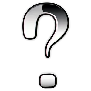 Question Mark Transparent Logo PNG 05262024