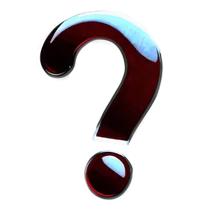 Question Mark Transparent Sign PNG 6