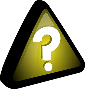 Question Mark Warning Sign PNG image