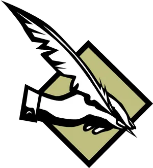 Quill_and_ Inkwell_ Icon PNG image