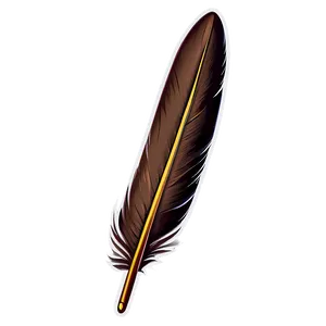 Quill Feather Writing Tool Png 26 PNG image