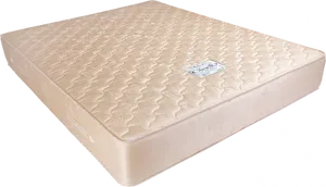 Quilted Mattress Isolatedon Black PNG image