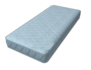 Quilted Single Mattress Isolated PNG image