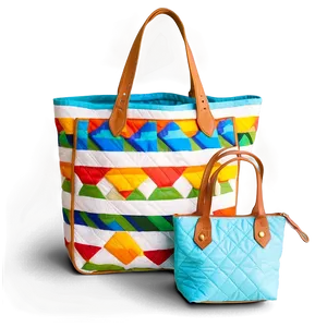 Quilted Tote Bag Png Eos PNG image