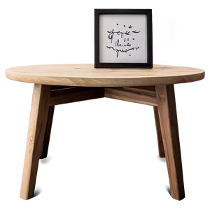 Quirky Accent Table PNG 05042024