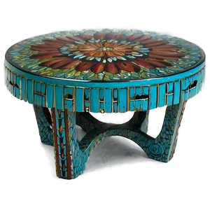 Quirky Accent Table PNG 05042024