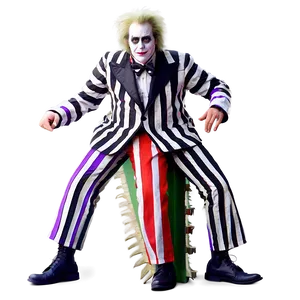 Quirky Beetlejuice Outfit PNG 05232024