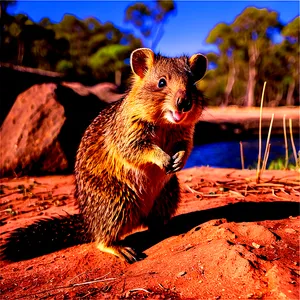 Quokka Family Moment Png 06242024 PNG image