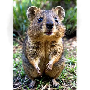 Quokka In Nature Png 06242024 PNG image