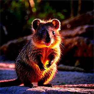 Quokka Island Adventure PNG Tie PNG