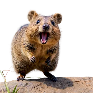 Quokka Jumping Joyfully Png 33 PNG image