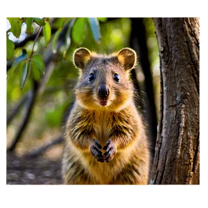 Quokka Under Tree Shade Png 49 PNG image