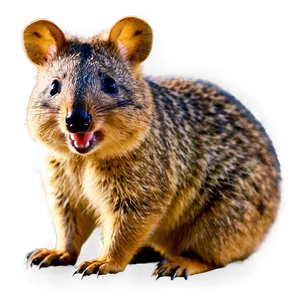 Quokka With A Smile PNG Ltp83 PNG