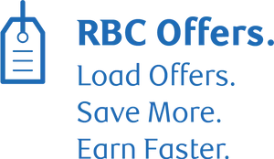 R B C Offers Load Save Earn PNG image